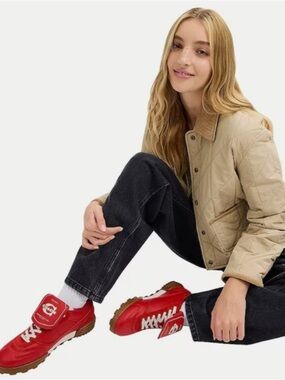 Coach women Match Sneaker CCI45 New In red New 5.5